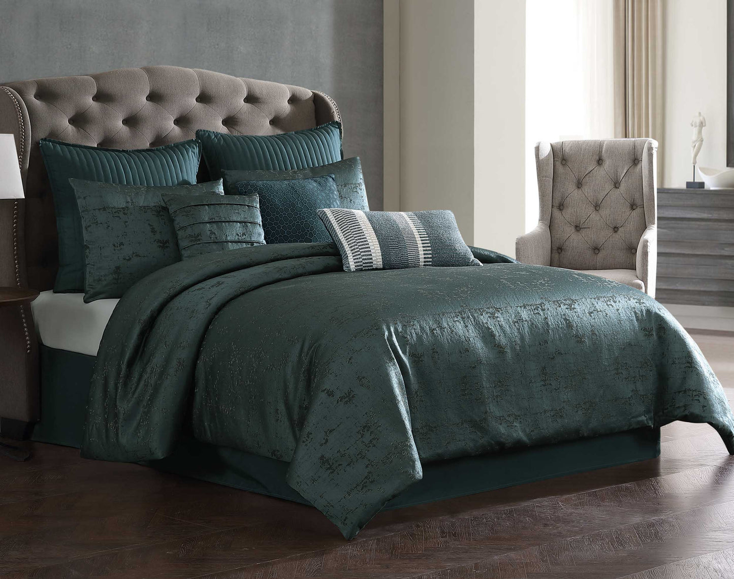 Dustin Blue Comforter Set