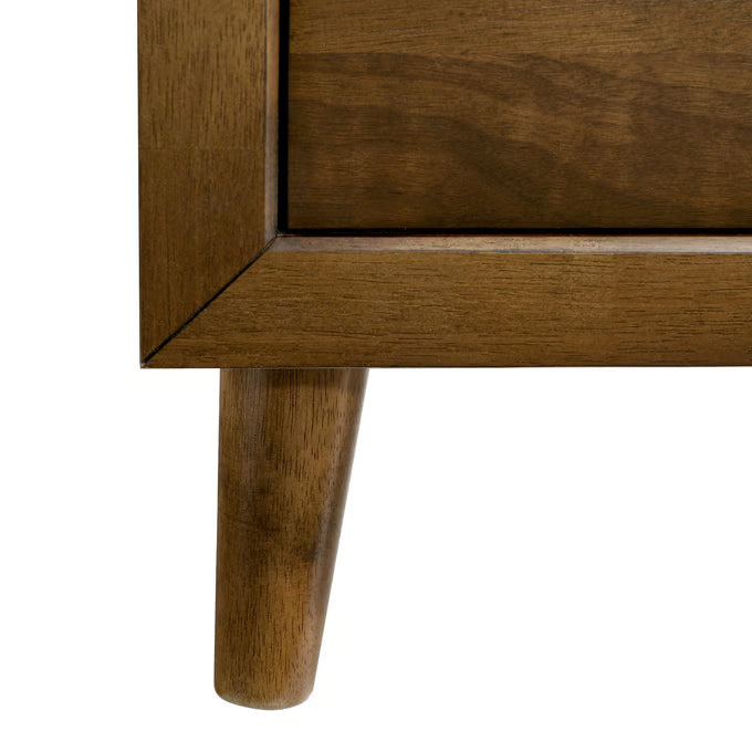 Malibu 2-Drawer Nightstand – Walnut