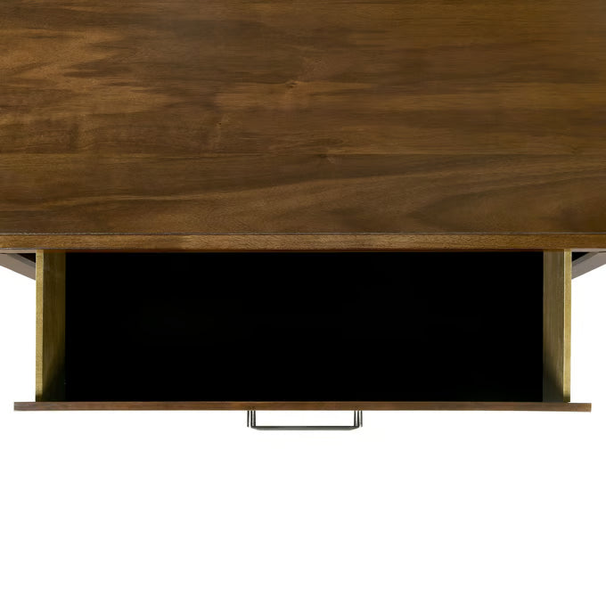 Malibu 2-Drawer Nightstand – Walnut