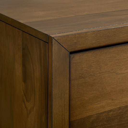 Malibu 2-Drawer Nightstand – Walnut