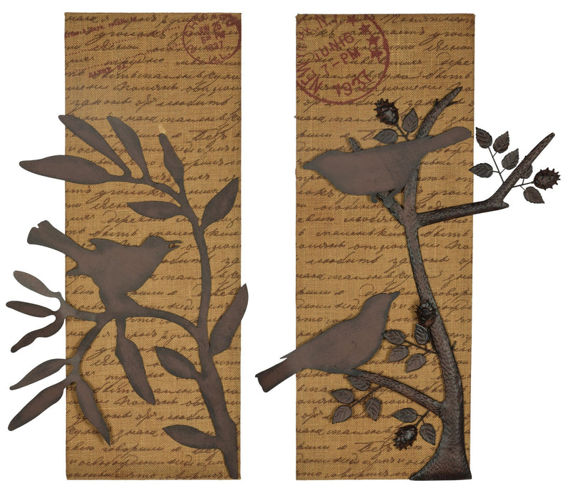 ''Leaves'' Wood Wall Art
