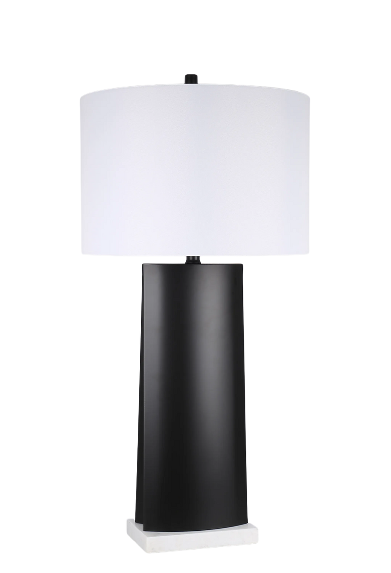 Monolith Aura Metal & Marble Table Lamp (Case Pack 2)