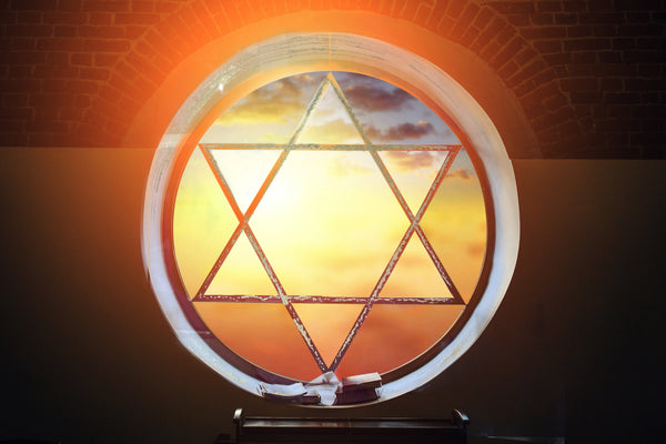 ''Star of David'' Tempered Glass