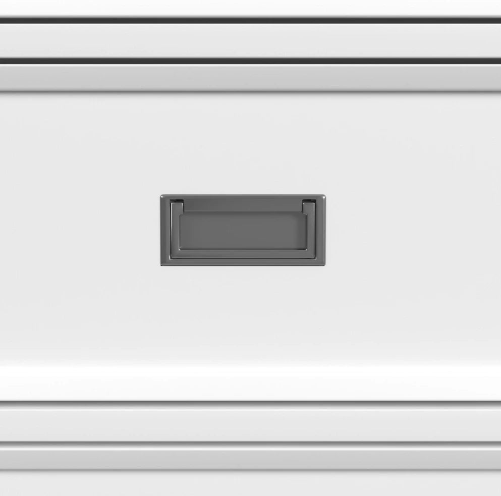 Hampton Kids Twin Over Full Loft Ladder & Desk with Speaker - White