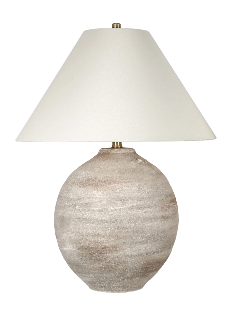 Rustic Sphere Ceramic Table Lamp (Case Pack 2)