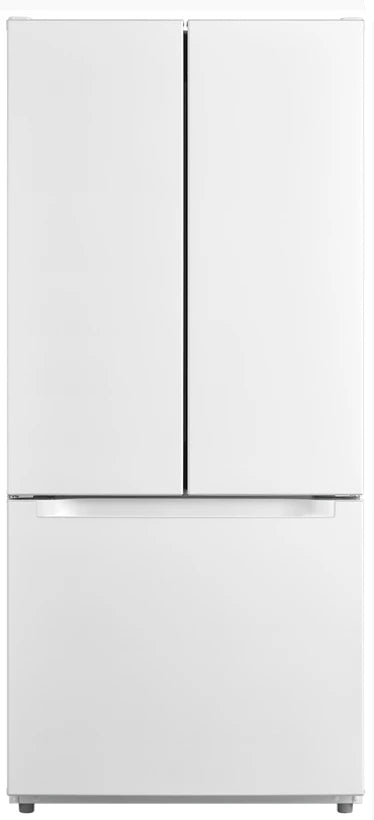 Refrigerador CROSLEY de 18.4 pies cúbicos con puerta francesa, color blanco