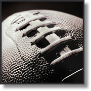 ''Close-Up Football Art Print'' Gloss in Frame