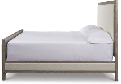 Chrestner Queen Upholstered Panel Bed