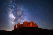 ''Cathedral Rock Sedona'' Tempered Glass