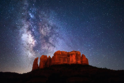 ''Cathedral Rock Sedona'' Tempered Glass