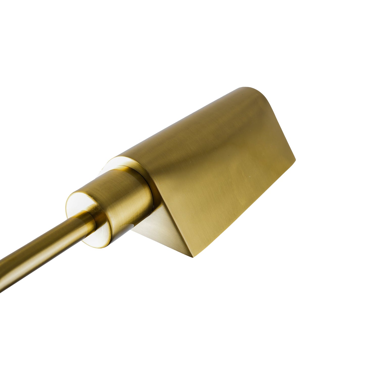 Elara Floor Lamp Gold outer and White inner