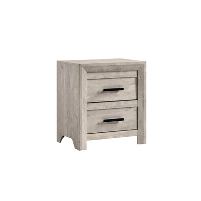 Ellen White Twin Bed 4PC Bedroom Set