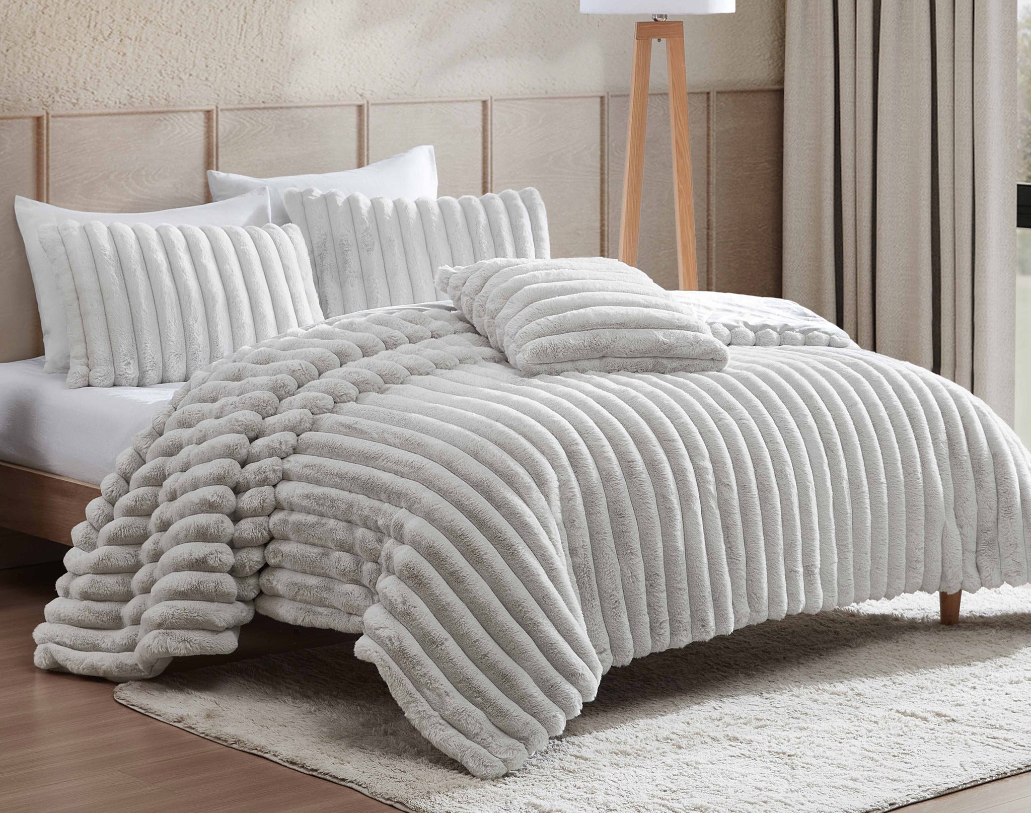 Ethan Gray 4PC Comforter Set