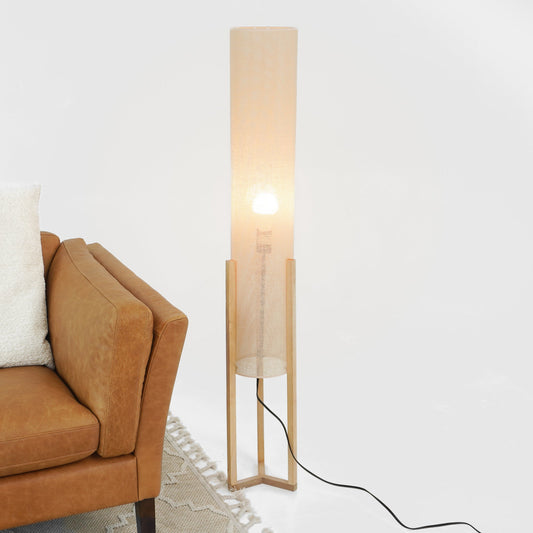 Ethos Floor Lamp Oak and Natural
