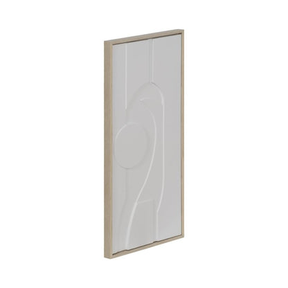 Bronsonshaw Set of 3 White Art 24"in