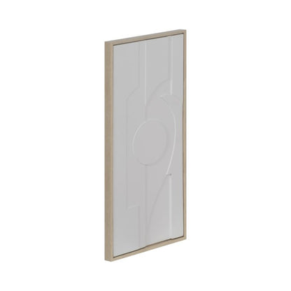 Bronsonshaw Set of 3 White Art 24"in