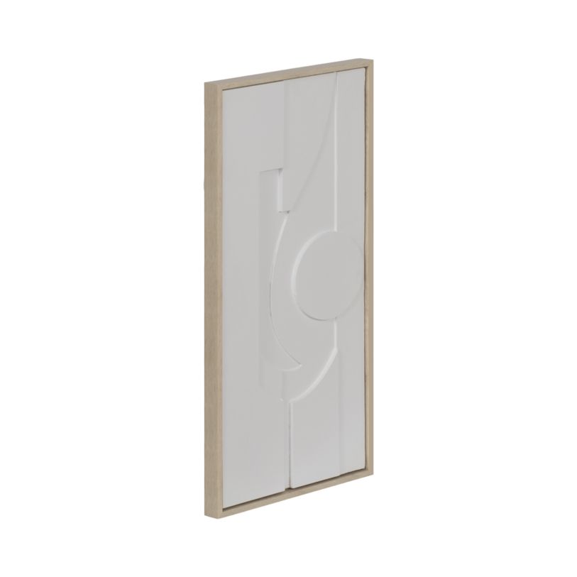 Bronsonshaw Set of 3 White Art 24"in