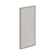 Bronsonshaw Set of 3 White Art 24"in