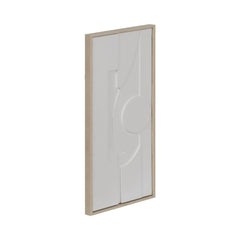 Bronsonshaw Set of 3 White Art 24"in