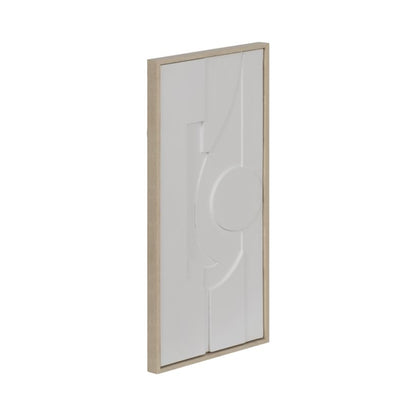 Bronsonshaw Set of 3 White Art 24"in