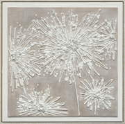 Textured Elegance II Hand-painted Canvas in Frame