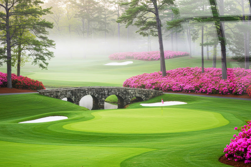 Misty Fairway Bridge Tempered Glass