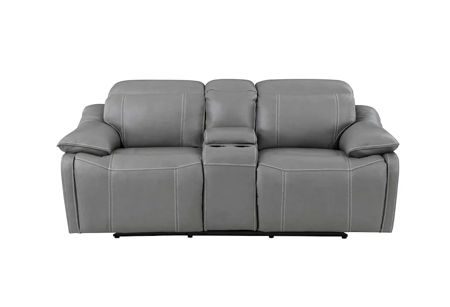 Loveseat reclinable eléctrico dual Alpine