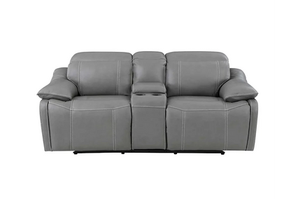 Loveseat reclinable eléctrico dual Alpine