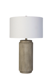 Ribbed Essence Ceramic Table Lamp (Case Pack 2)