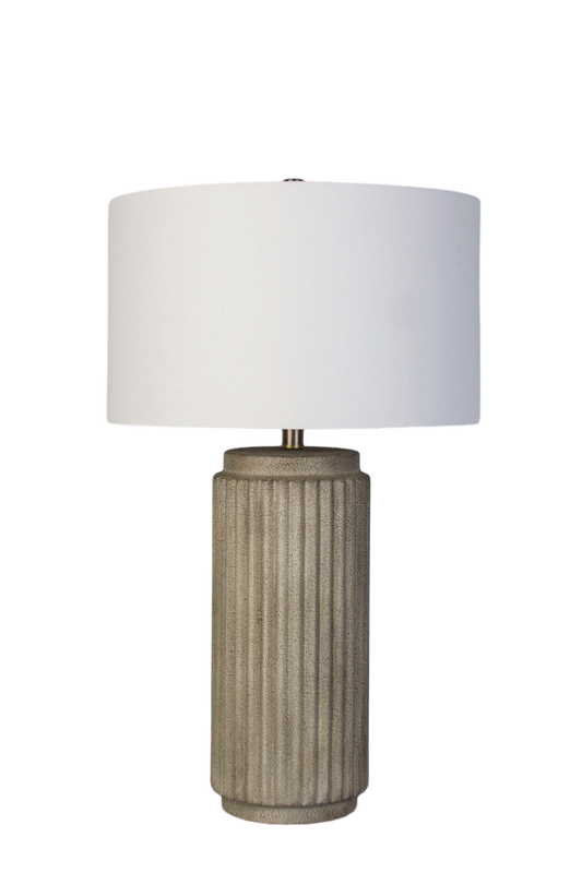 Ribbed Essence Ceramic Table Lamp (Case Pack 2)