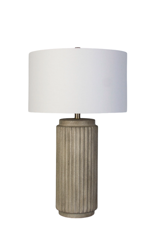 Ribbed Essence Ceramic Table Lamp (Case Pack 2)
