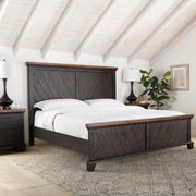 Bear Creek King Bed in Brown