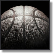 ''Basketball Textured Art'' Gloss in Frame