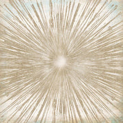 ''Gold Sunburst'' Tempered Glass