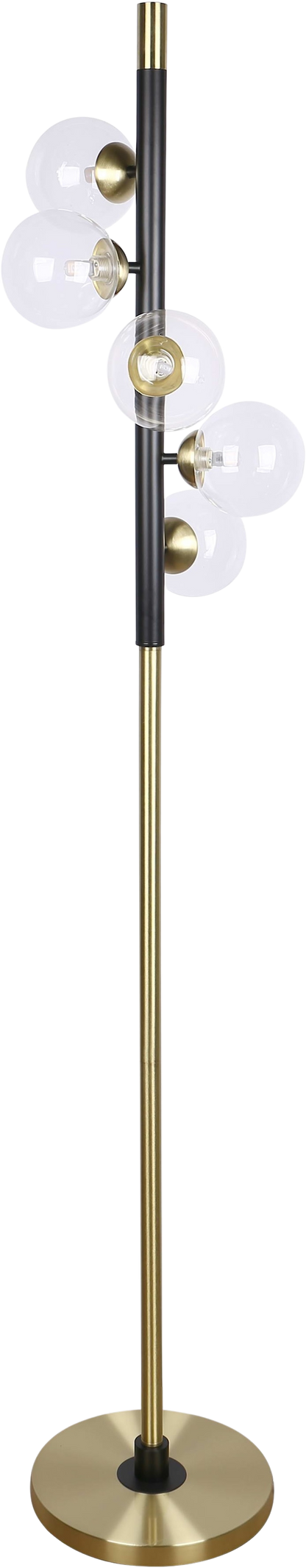 Luminous Orbit Metal Floor Lamp