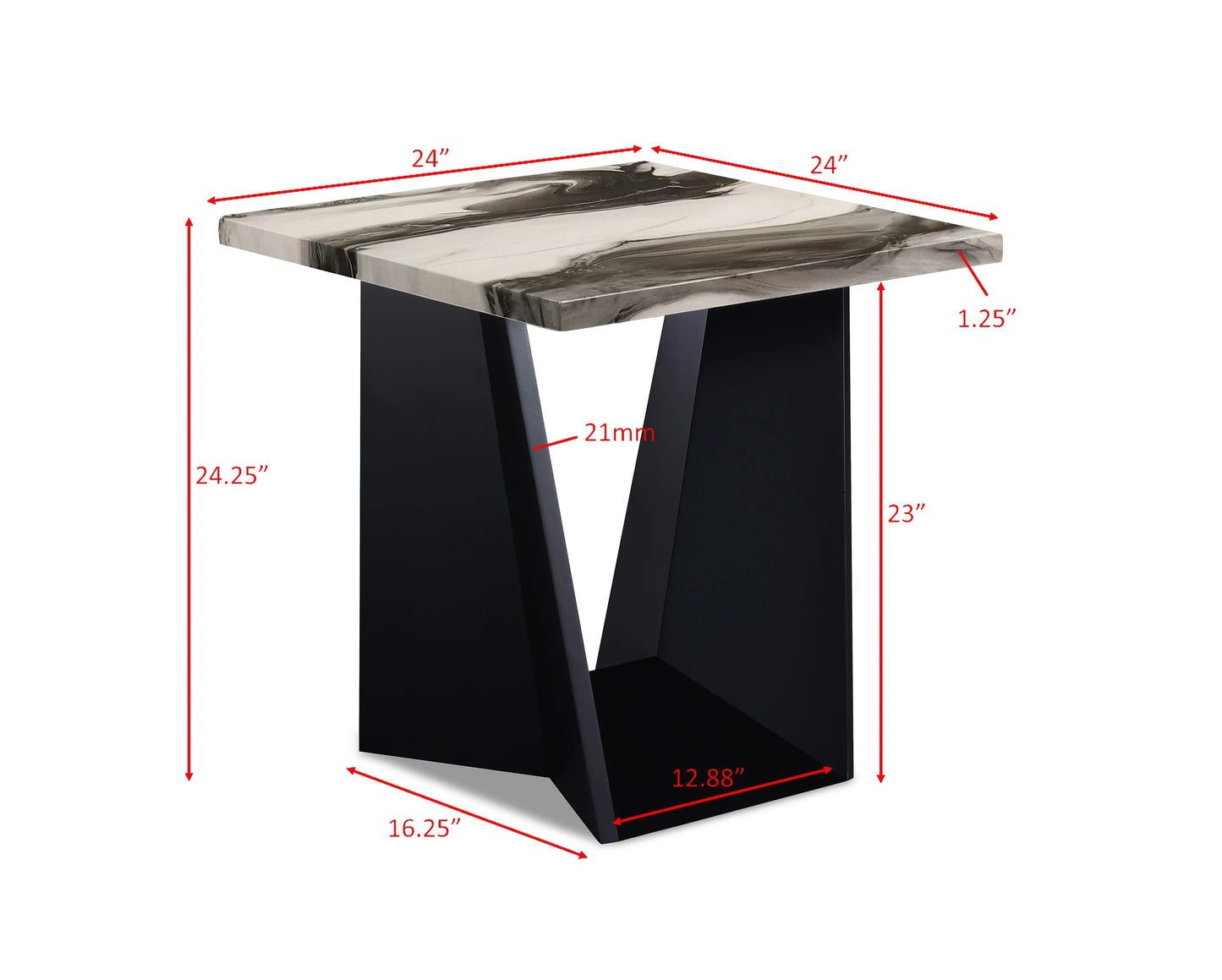 Adea 3PC Cocktail Table Set