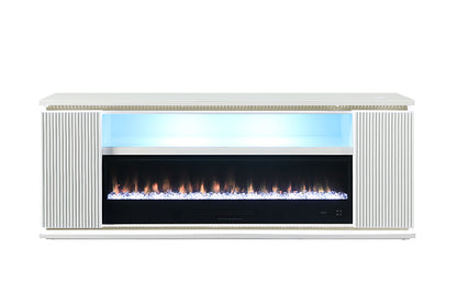 Medea 71" TV Stand w/ Electric Fire Place