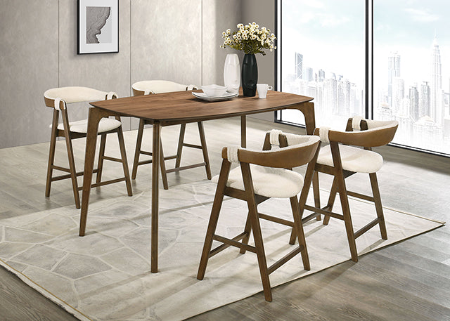 Ebikon 5 Pc Counter Ht Table Set