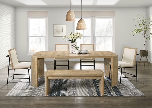 Edenbridge 6 Pc Dining Table Set w/ Bench
