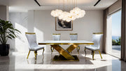 Palazzo Chair, Gold/Silver (2/CTN)