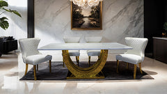 Portanova Gold Chair (2/CTN)