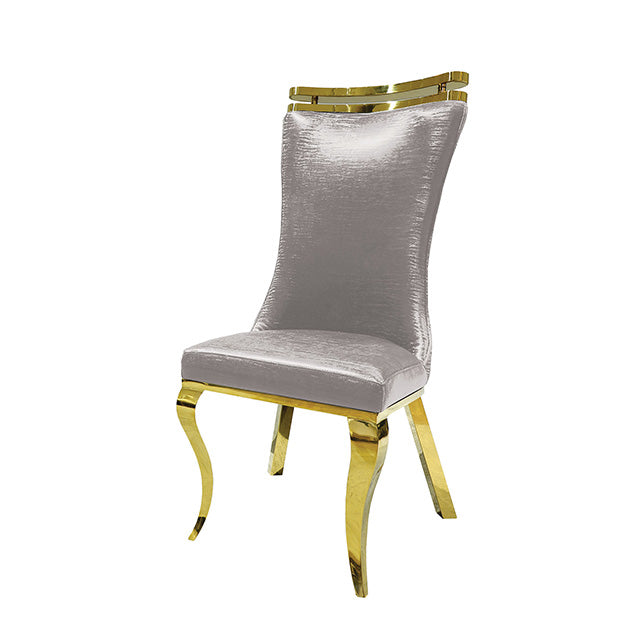 Palazzo Chair, Gold/Silver (2/CTN)