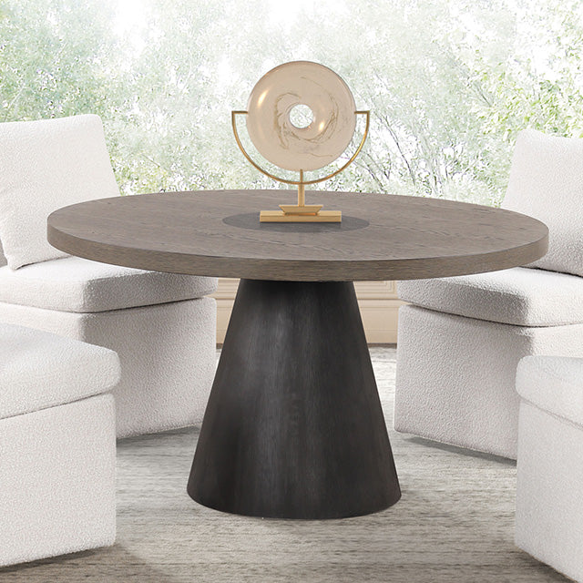 Broager 5 Pc Dining Table Set (White Caster Chairs)