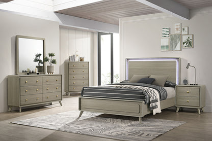 Rainier 5 Pc Queen Bedroom Set (Panel HB)