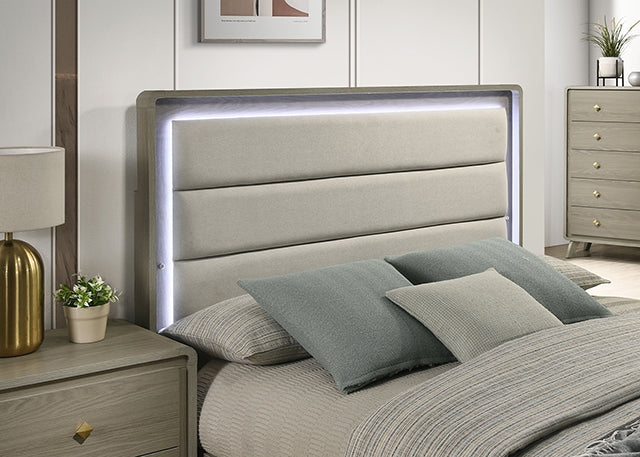 Rainier 5 Pc Queen Bedroom Set (Upholstered HB)