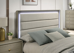 Rainier 5 Pc Queen Bedroom Set (Upholstered HB)