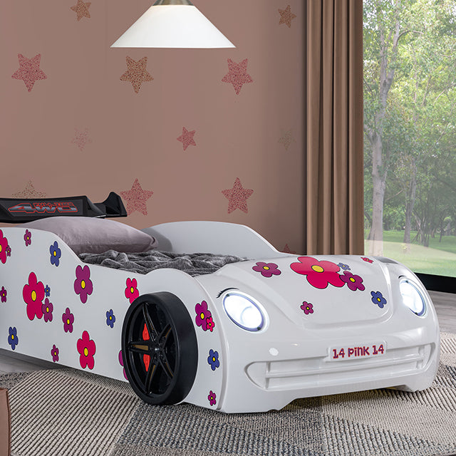 Jourley Twin Race Car Bed