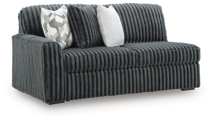 Midnight-Madness Charcoal 3PC Sectional with Chaise Set