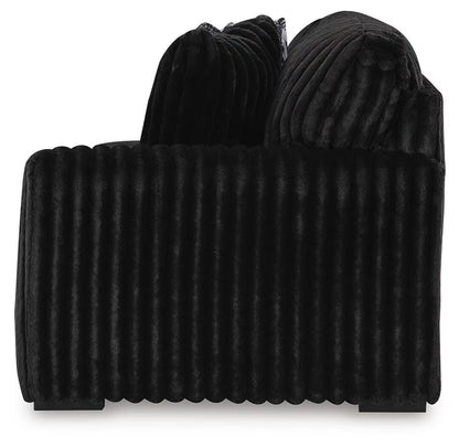 Midnight-Madness 4PC Sectional & Ottoman Set