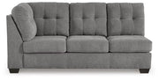 Marleton 2PC Sectional & Oversized Accent Ottoman Set